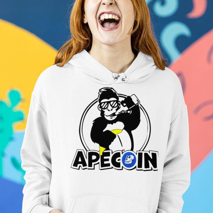 Apecoin Funny Women Hoodie Gifts for Her