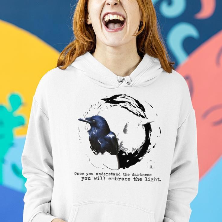 Balance Once You Understand The Darkness You Will Embrace The Light Women Hoodie Gifts for Her