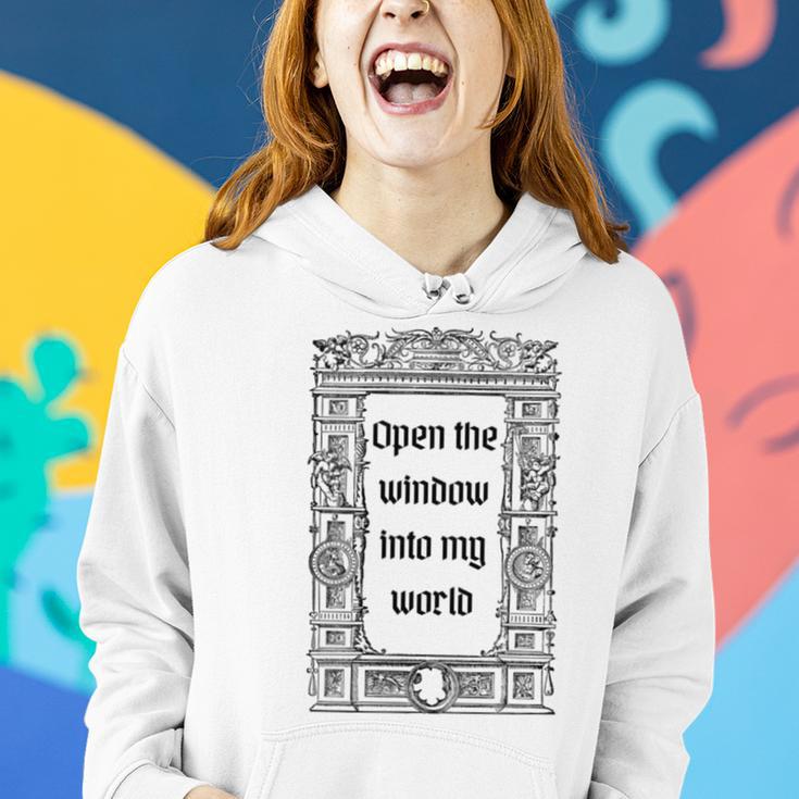 Black White Gothic Medieval Women Hoodie Gifts for Her