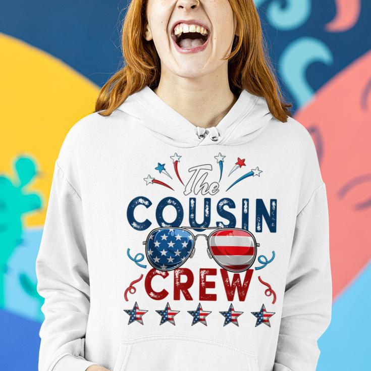 Cousin Crew 4Th Of July Patriotic American Family Matching V3 Women Hoodie Gifts for Her