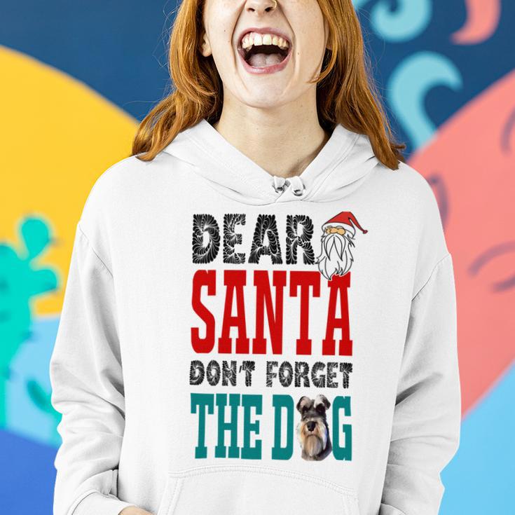 Dear Santa Dont Forget The Dog Women Hoodie Gifts for Her