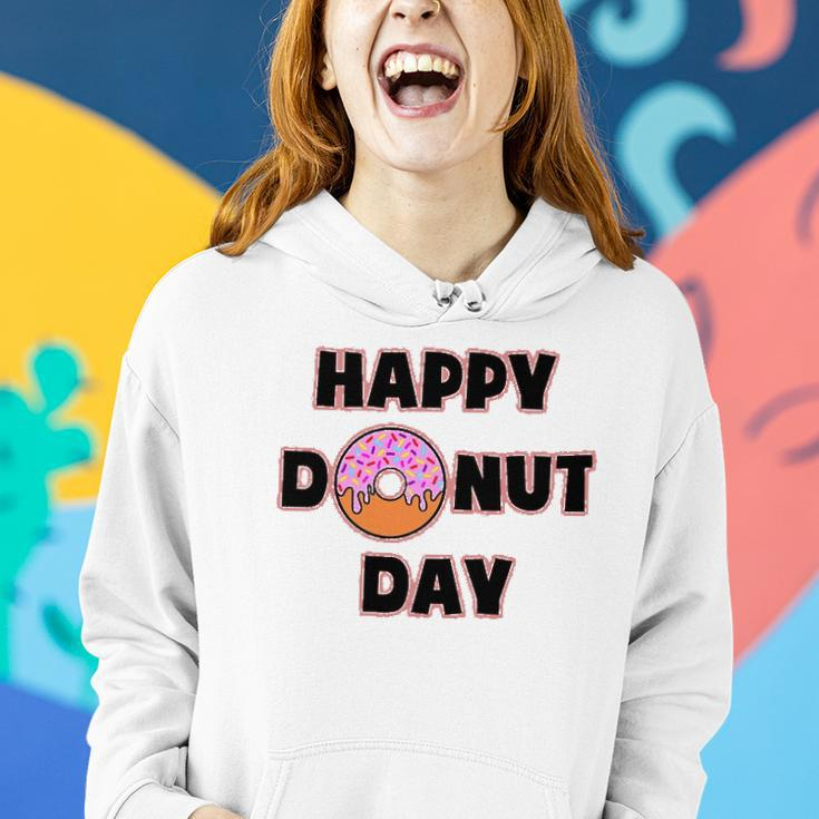 Donut Design For Women And Men - Happy Donut Day Women Hoodie Gifts for Her