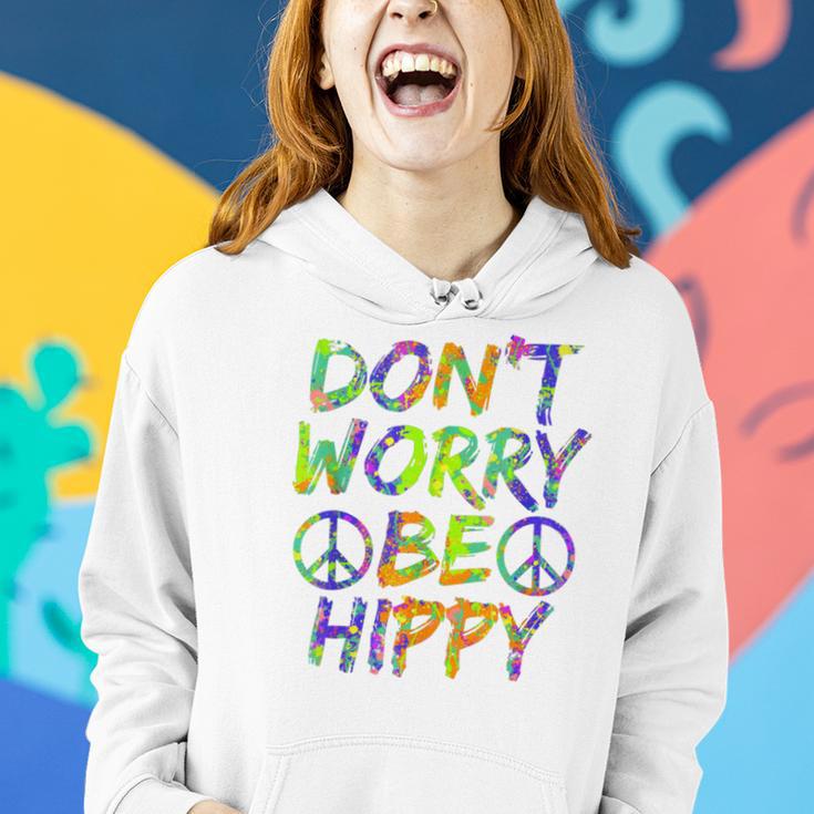 Donut Worry Be Happy Women Hoodie Gifts for Her