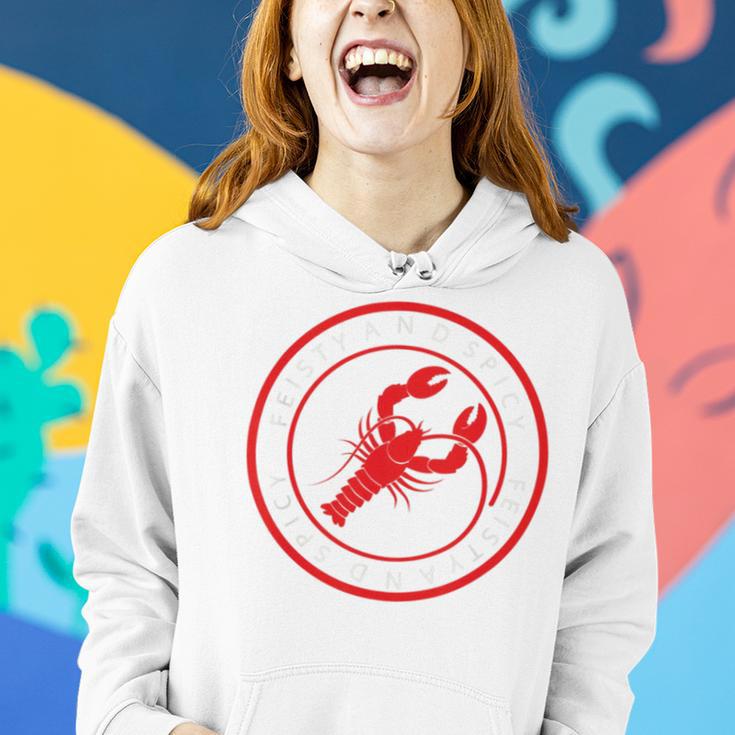 Feisty And Spicy Funny Women Hoodie Gifts for Her