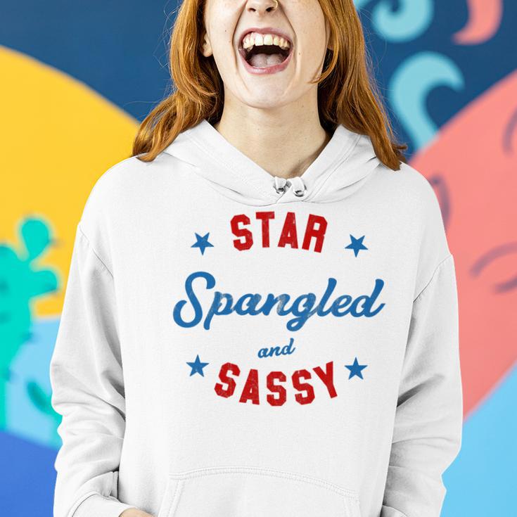 Fourth Of July Star Spangled Sassy Cute 741 Shirt Women Hoodie Gifts for Her