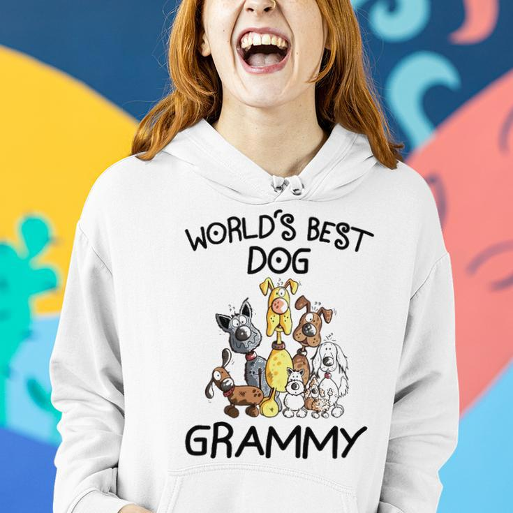 Grammy Grandma Gift Worlds Best Dog Grammy Women Hoodie Gifts for Her