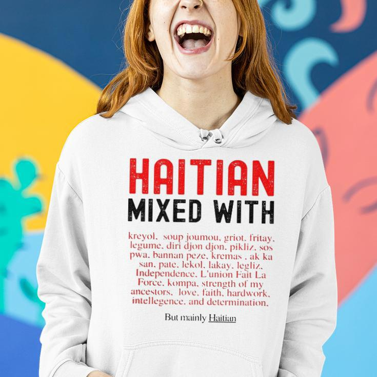 Haitian Mixed With Kreyol Griot But Mainly Haitian Women Hoodie Gifts for Her