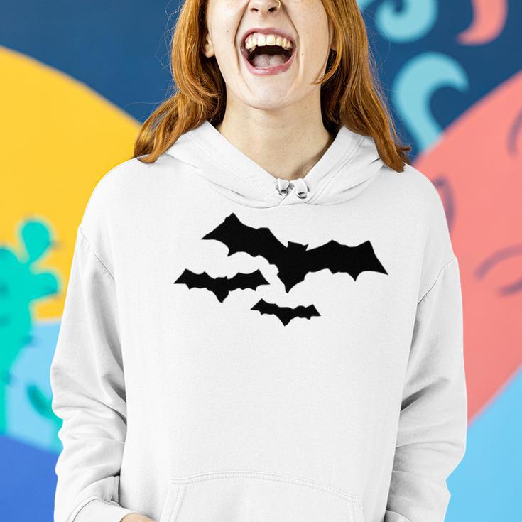 Halloween Scary Vampire Bats Pattern Women Hoodie Gifts for Her