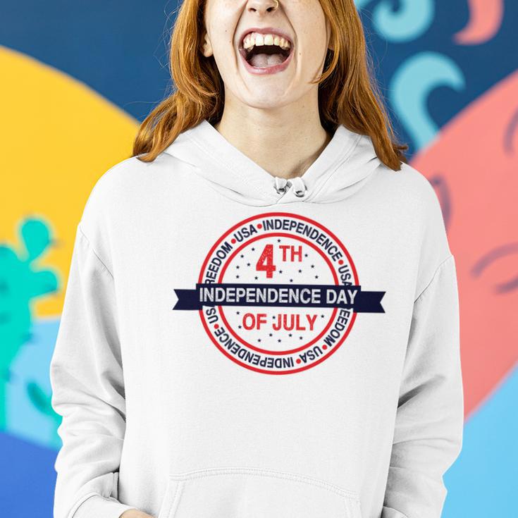 Happy 4Th Of July Usa Freedom Women Hoodie Gifts for Her