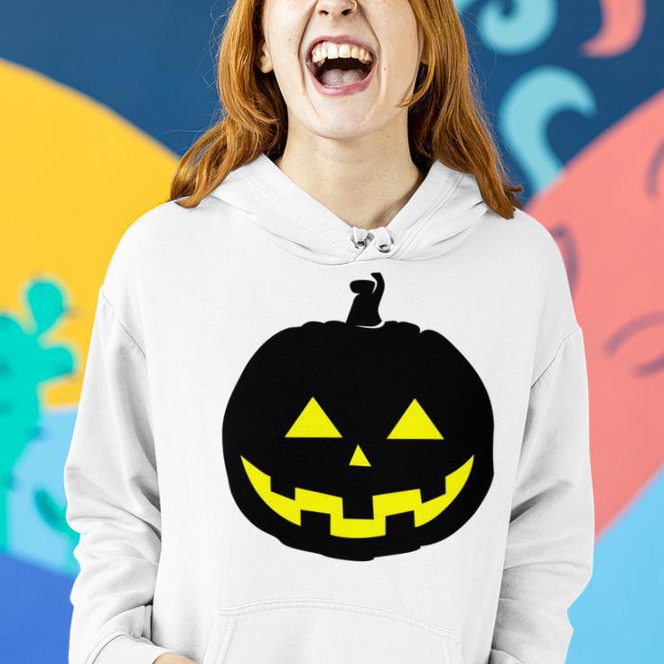 Happy Halloween Scary Black Pumpkin Pattern Women Hoodie Gifts for Her