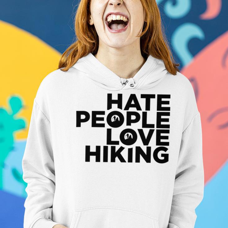 Hate People Love Hiking V2 Women Hoodie Gifts for Her