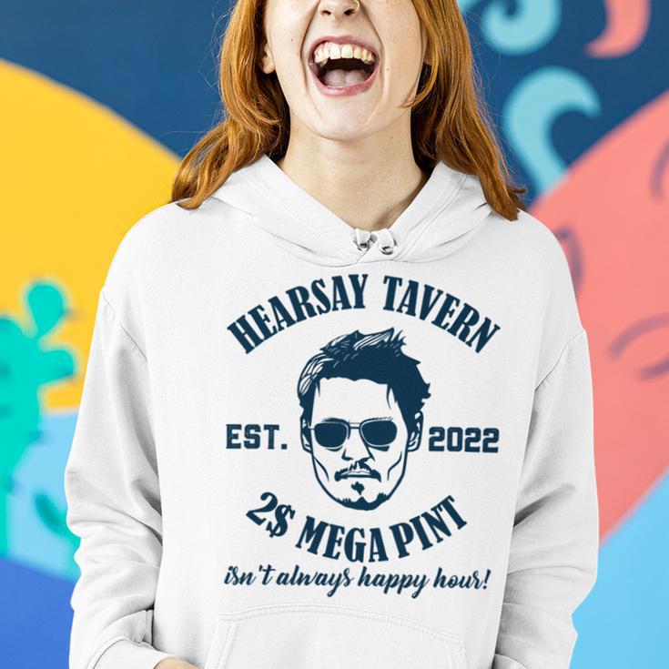 Hearsay Tavern Est 2022 Mega Pint Isnt Always Happy Hour Women Hoodie Gifts for Her