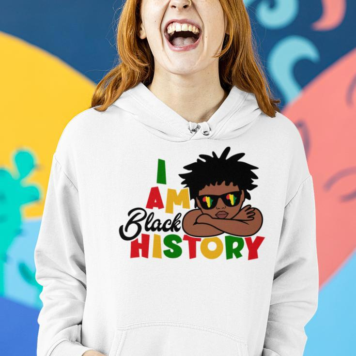 I Am Black History For Kids Boys Black History Month Women Hoodie Gifts for Her