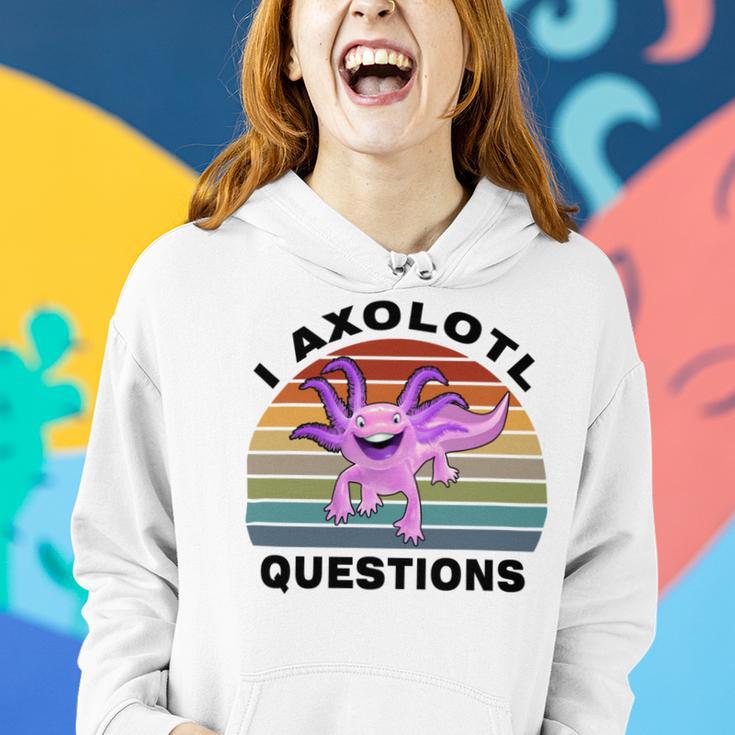 I Axlotl Questions Cute Axlotl V3 Women Hoodie Gifts for Her