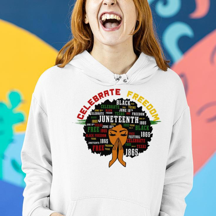 Juneteenth Celebrate Freedom Tshirt Women Hoodie Gifts for Her