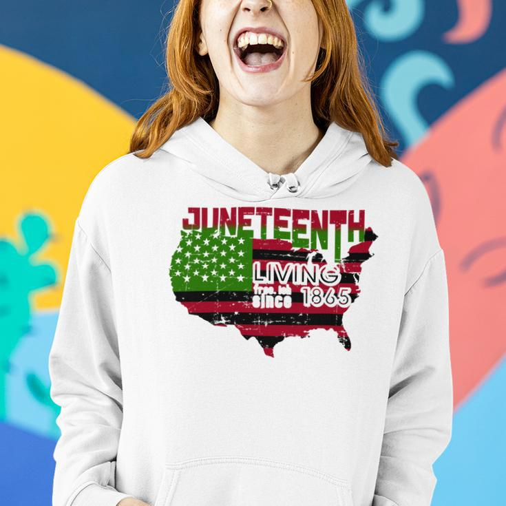 Juneteenth Living FreeIsh Since 1865 Tshirt Women Hoodie Gifts for Her