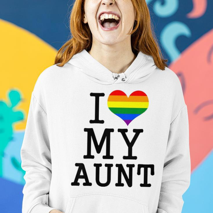 Kids I Love My Gay Aunt Baby Clothes Lgbt Pride Toddler Boy Girl Women Hoodie Gifts for Her