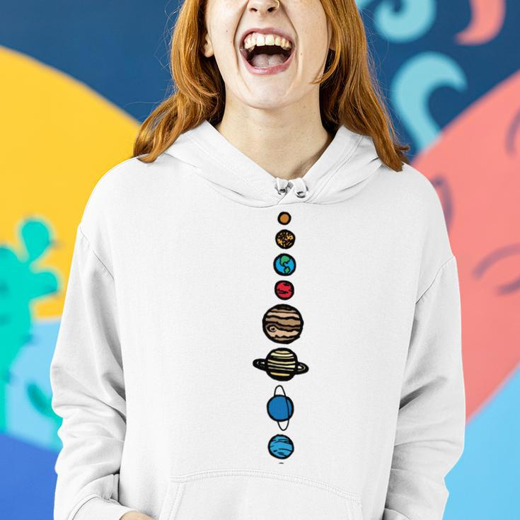 Planets Colour Women Hoodie Gifts for Her