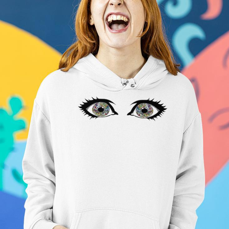 Psychedelic Eyeball Trippy Eyes Women Hoodie Gifts for Her