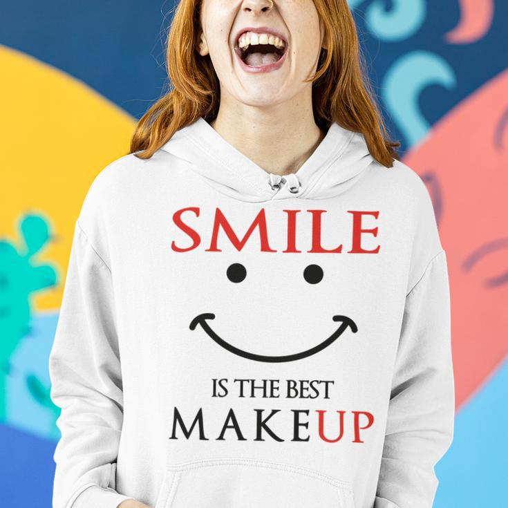 Smile Is The Best Makeup Women Hoodie Gifts for Her