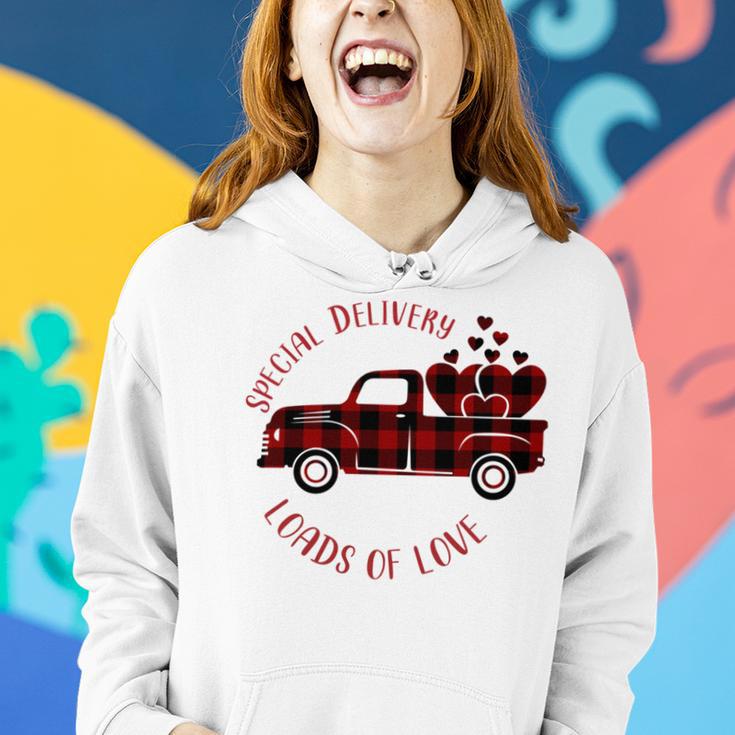 Special Delivery Valentines Car Red Plaid Women Hoodie Gifts for Her