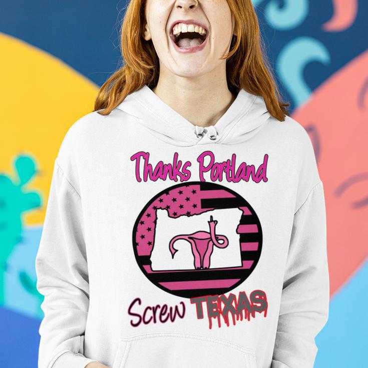 Thanks Portland Screw Texas Mind Your Own Uterus Women Hoodie Gifts for Her