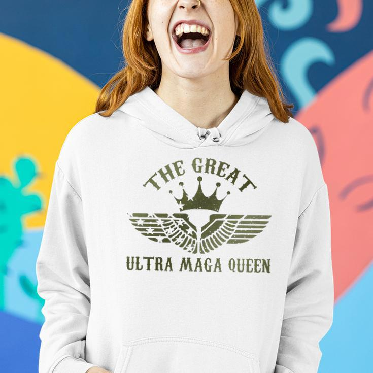 Womens The Great Ultra Maga Queen Women Hoodie Gifts for Her