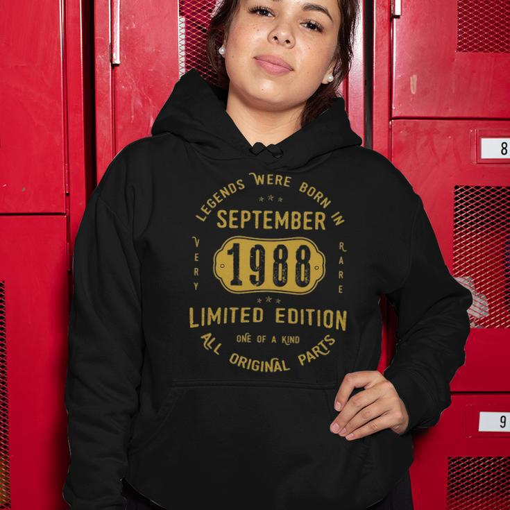 1988 September Birthday Gift 1988 September Limited Edition Women Hoodie Funny Gifts