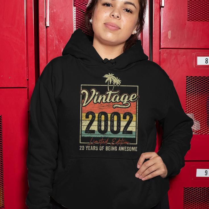 20 Birthday Gifts Vintage 2002 Limited Edition 20 Years Old Women Hoodie Unique Gifts