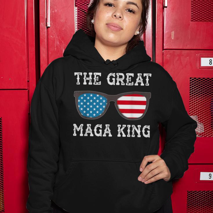 Anti Joe Biden Ultra Maga The Return Of The Great Maga King V3 Women Hoodie Funny Gifts