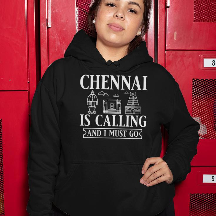 Chennai India City Skyline Map Travel Women Hoodie Unique Gifts