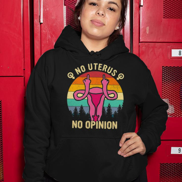 Don’T Tread On Me Uterus Women Pro Choice Abortions Feminism Women Hoodie Unique Gifts