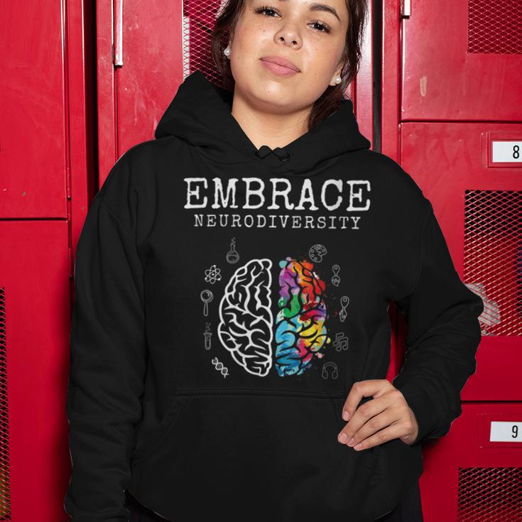 Embrace Neurodiversity Funny V2 Women Hoodie Funny Gifts