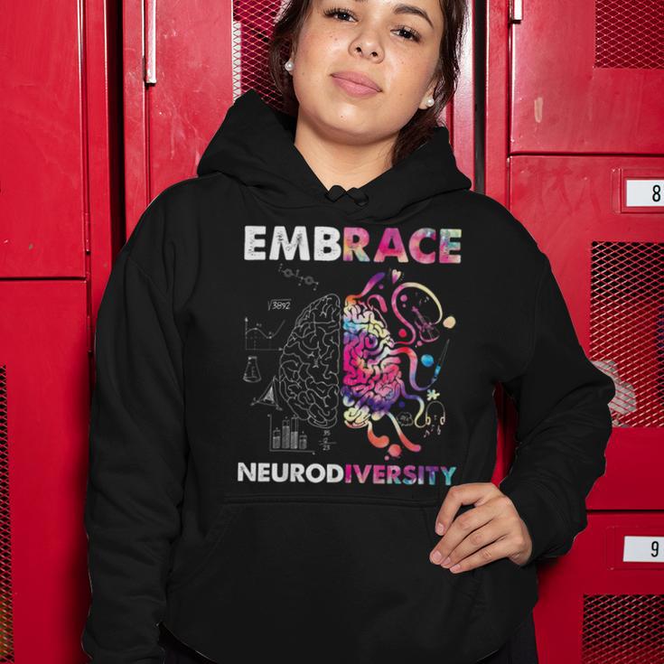 Embrace Neurodiversity Funny V4 Women Hoodie Funny Gifts