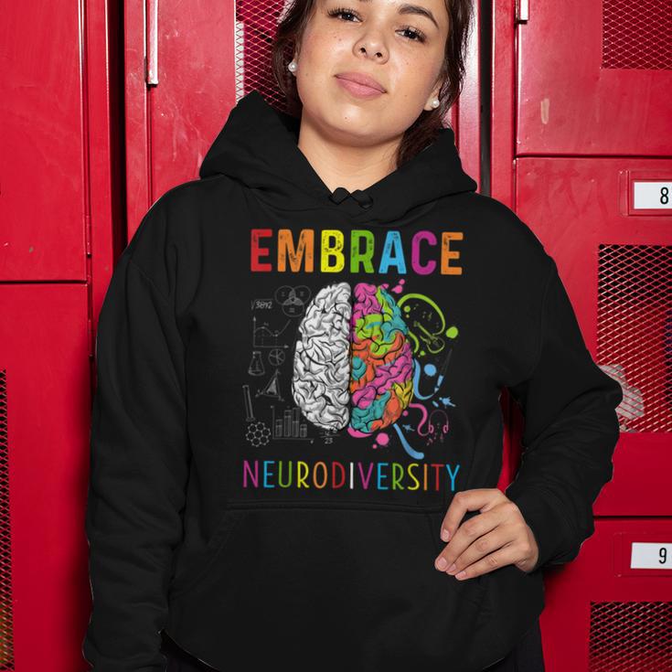 Embrace Neurodiversity V2 Women Hoodie Funny Gifts