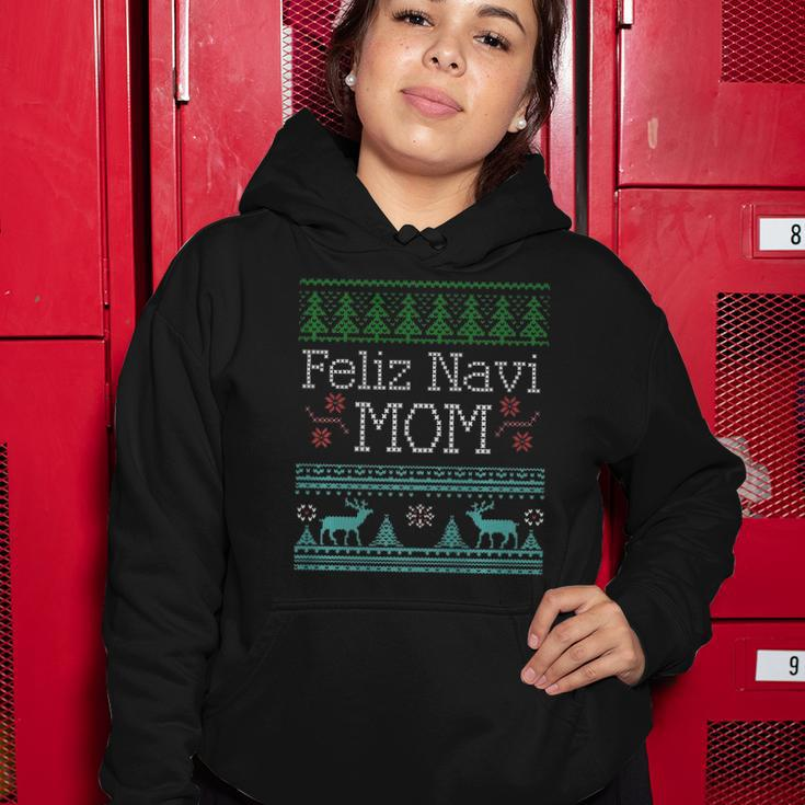 Feliz Navi Mom Ugly Christmas Design For Women Women Hoodie Unique Gifts