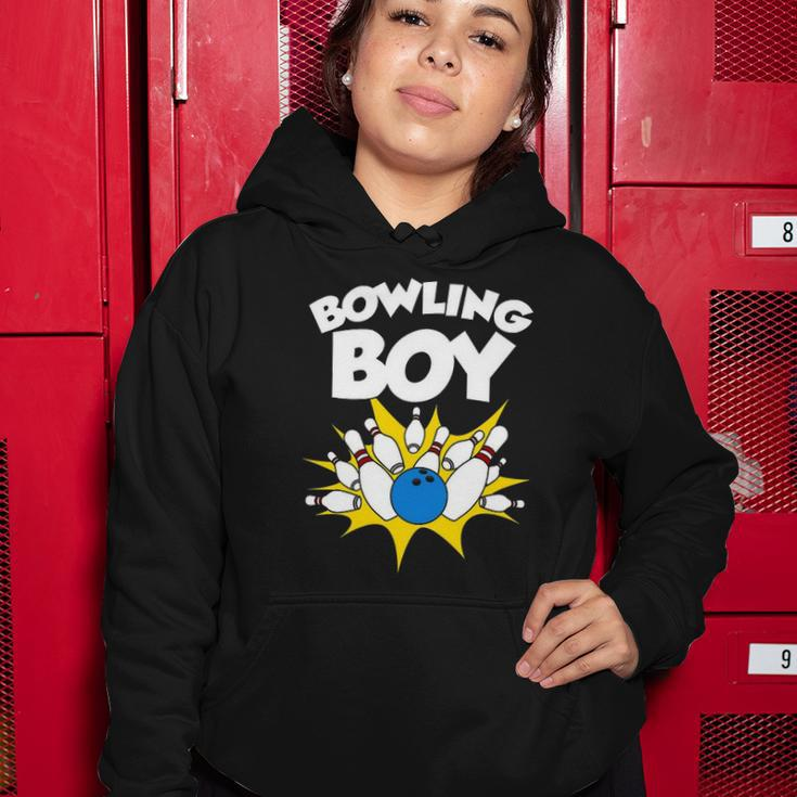 Funny Bowling Gift For Kids Cool Bowler Boys Birthday Party Women Hoodie Unique Gifts