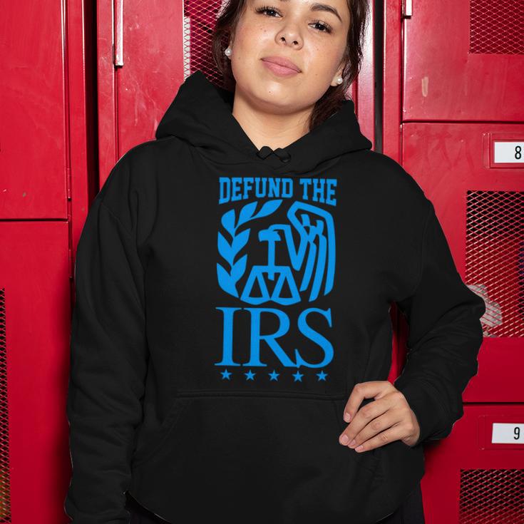 Funny Humour Irs Defund The Irs Women Hoodie Funny Gifts