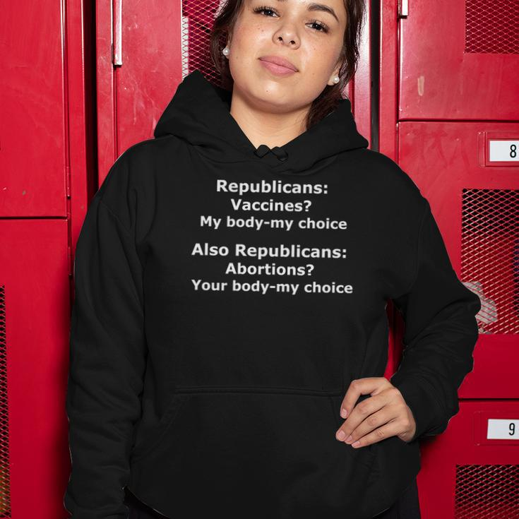 Funny Pro Choice Vaccines My Body My Choice Women Hoodie Unique Gifts