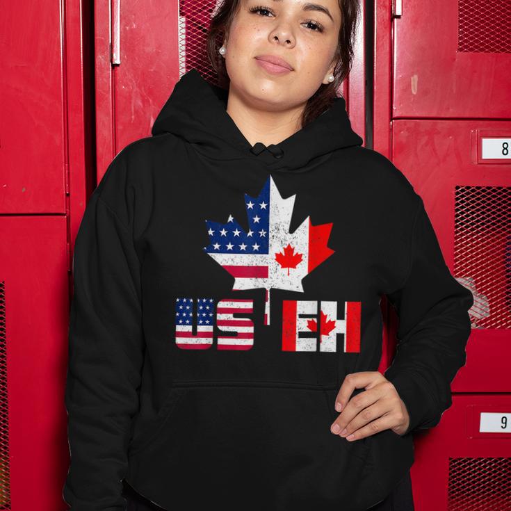 Happy Canada Day Usa Pride Us Flag Day Useh Canadian Women Hoodie Funny Gifts