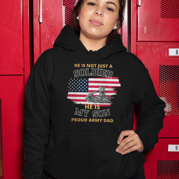 He Is Not Just A Soldier He Is My Son Women Hoodie Unique Gifts