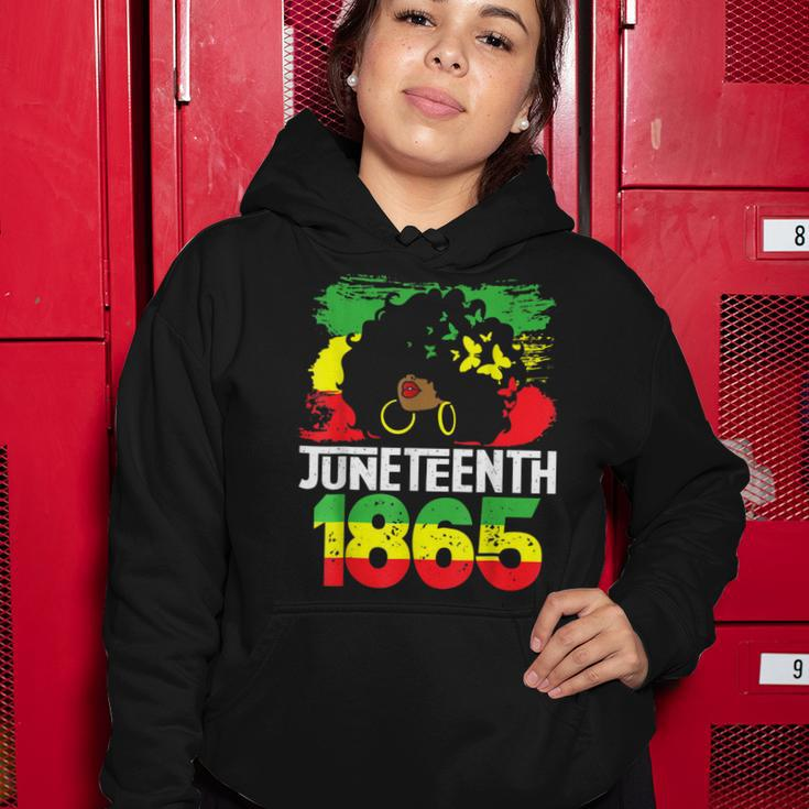 Juneteenth Is My Independence Day Black Women Freedom 1865 Women Hoodie Unique Gifts