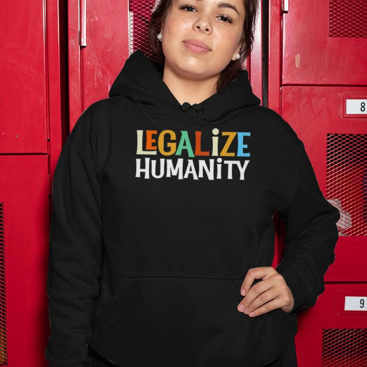Legalize Humanity Vintage Retro Human Rights Women Hoodie Unique Gifts
