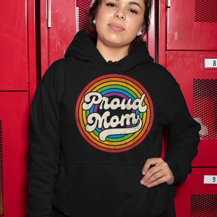 Lgbtq Proud Mom Gay Pride Lgbt Ally Rainbow Mothers Day Women Hoodie Funny Gifts
