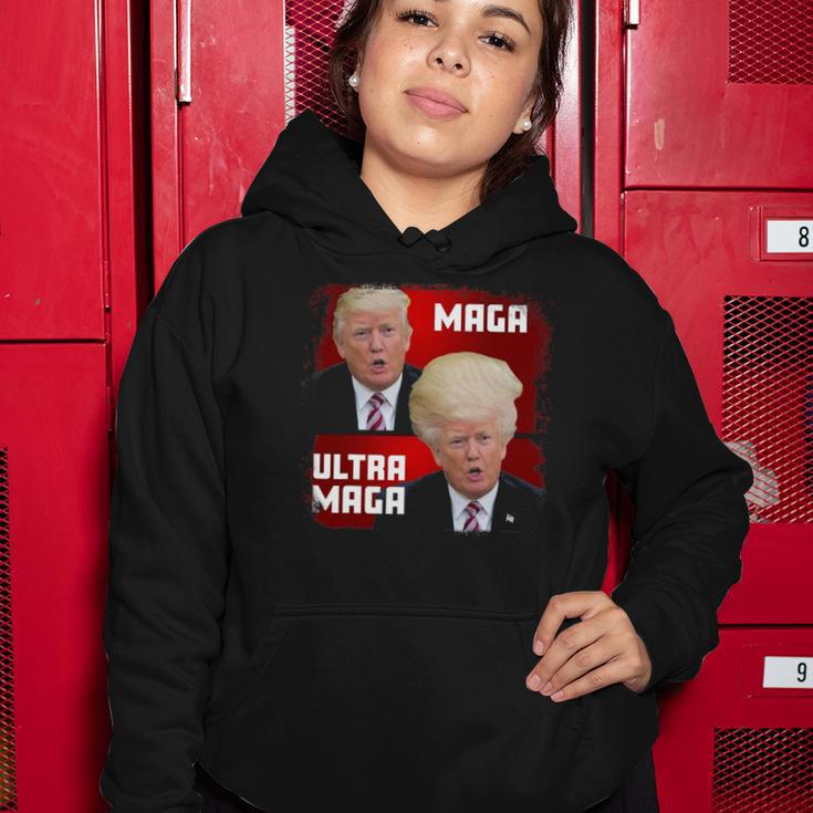 Maga - Ultra Maga Funny Trump Women Hoodie Unique Gifts