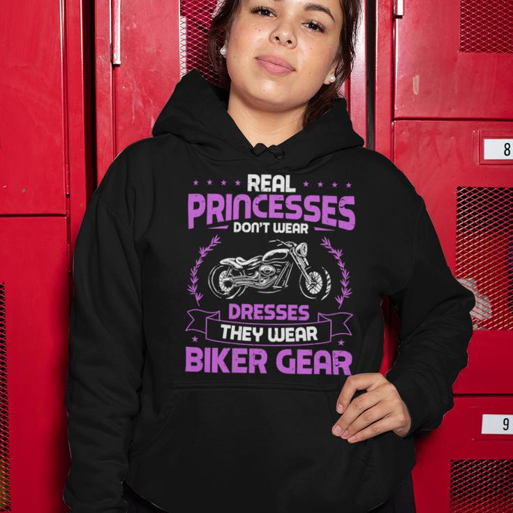 Motorcycle Real Princesses Wear Biker 483 Shirt Women Hoodie Funny Gifts