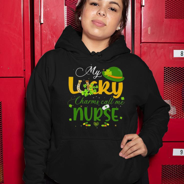 My Lucky Charms Call Me Nurse Happy Patricks Day Lucky Mama Women Hoodie Unique Gifts