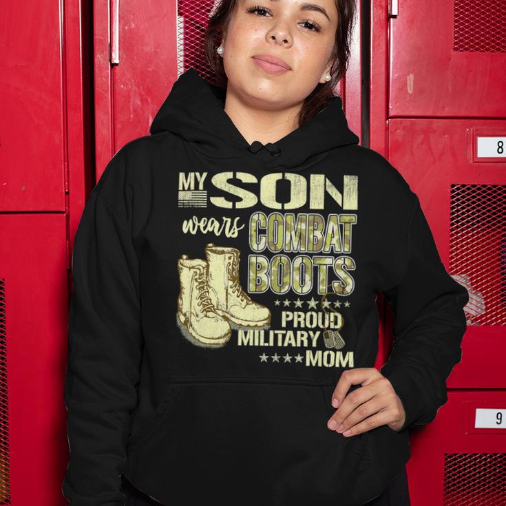 My Son Wears Combat Boots Proud 691 Shirt Women Hoodie Funny Gifts