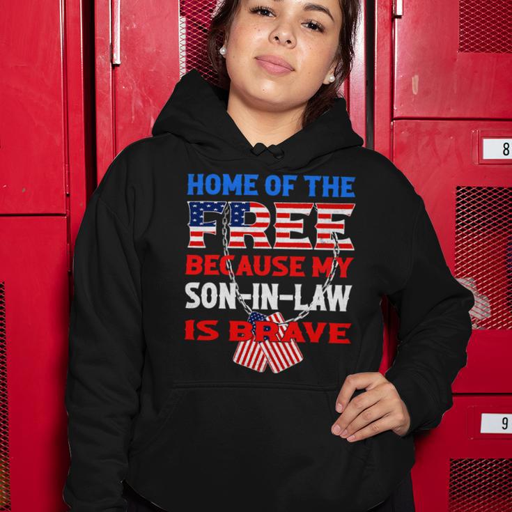 My Soninlaw Is Brave Home Of The Free 687 Shirt Women Hoodie Funny Gifts