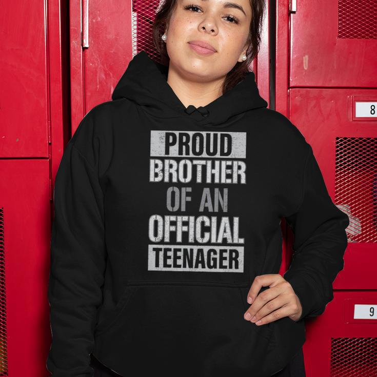 Official Teenager Brother 13Th Birthday Brother Party Gifts Women Hoodie Unique Gifts